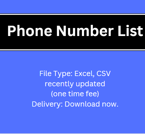 Phone Number List