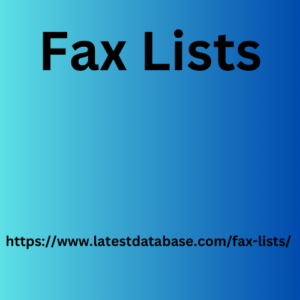 Fax Lists