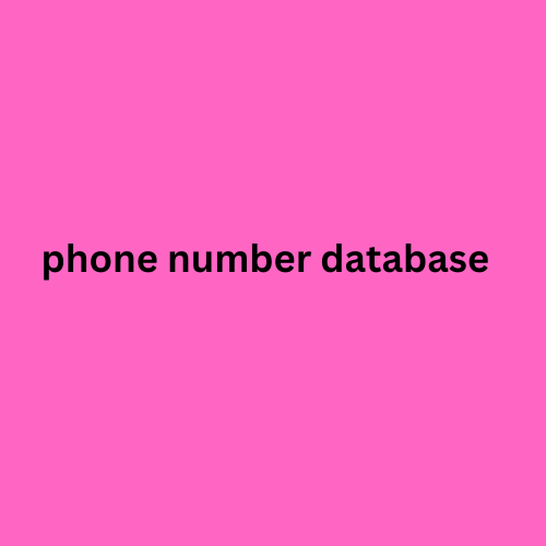 phone number database